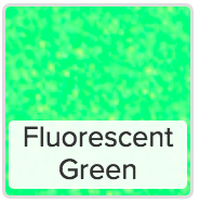 Glitter Flake Fluorescent Green
