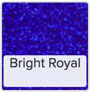 Glitter Flake Bright Royal
